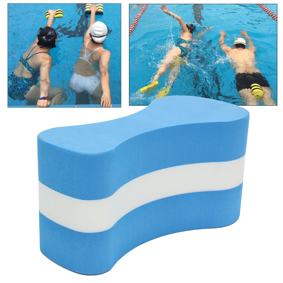 

Foam Pull Buoy Float Kickboard Kids Adults Pool Swimming Safety Training Aid