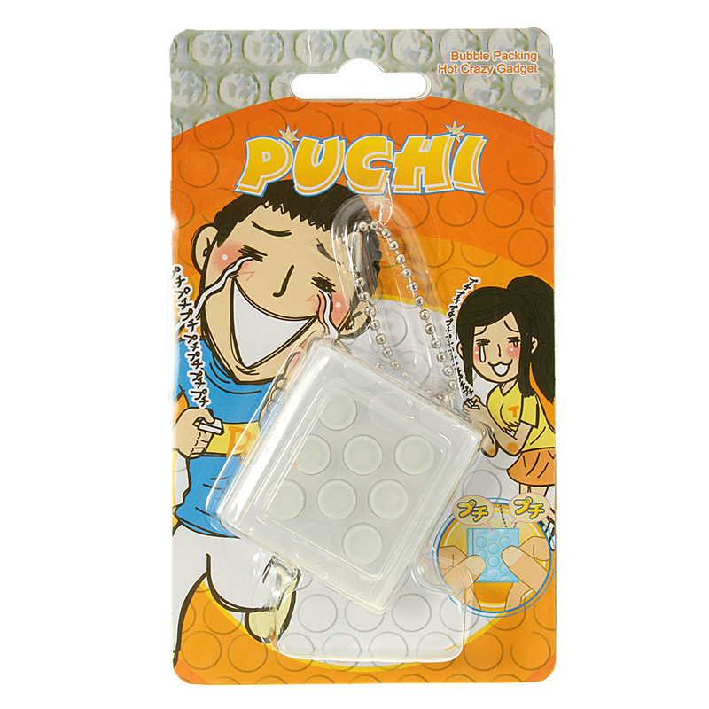 Electronic Puchi Stress Reliever Squeeze Bubble Crazy Gadget Endless Pop Pop Key Chain - Photo: 6