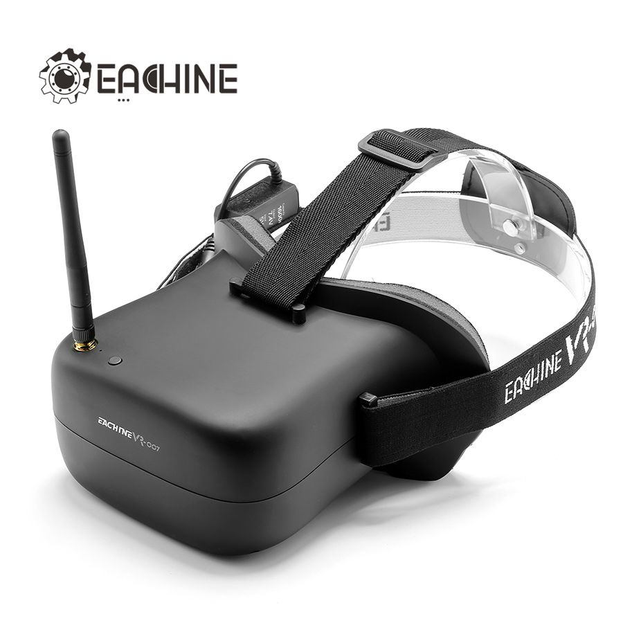 Eachine VR-007 5.8G 40CH 4.3 Inch HD FPV Goggles Video Glasses With 7.4V 1600mAh Battery
