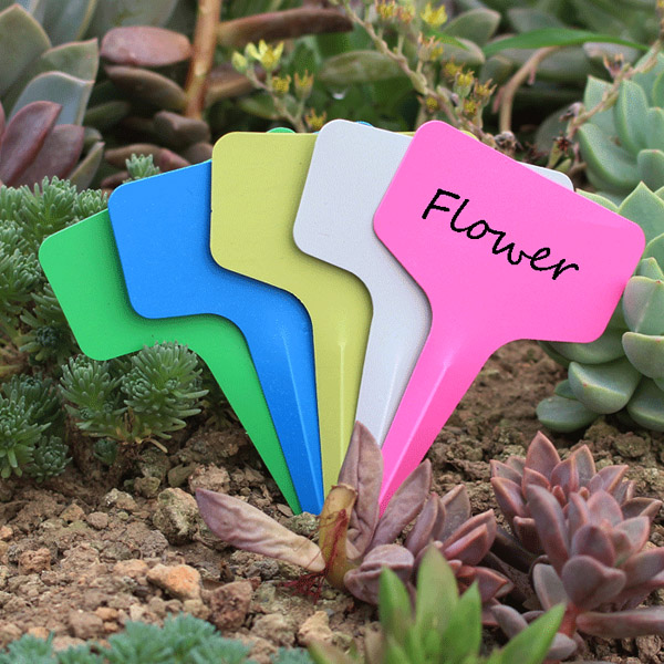 100pcs Plant Flower T-shape Waterproof Label