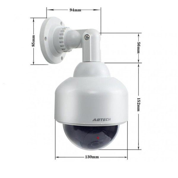 Waterproof Dummy Dome PTZ Fake Camera Surveillance Security CCTV Blinking Red LED Light Monitor 79