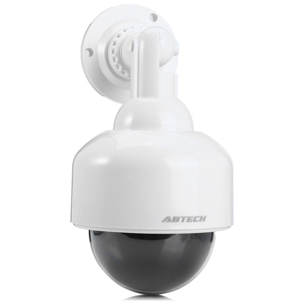 Waterproof Dummy Dome PTZ Fake Camera Surveillance Security CCTV Blinking Red LED Light Monitor 9