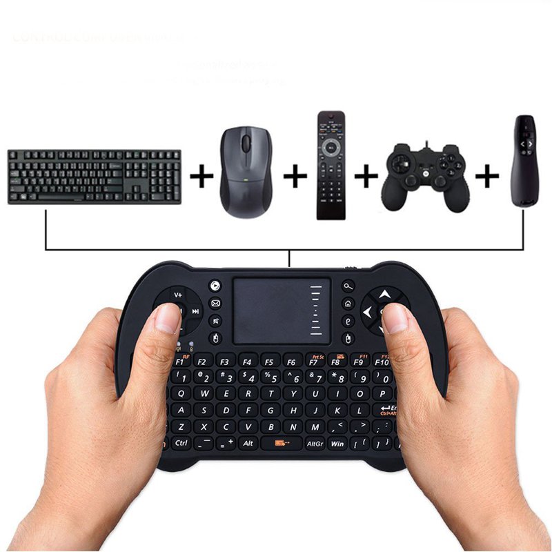 S501 2.4G Wireless Keyboard With Touchpad Mouse Game Held For Android TV Box/Xbox 360/Windows PC 11
