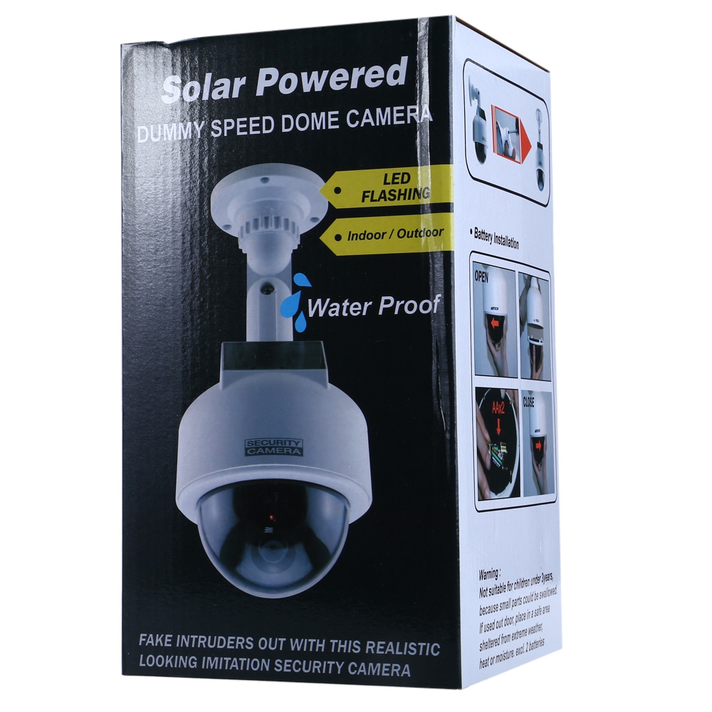 Solar Energy Waterproof Outdoor Indoor Fake Security Camera Surveillance Dummy Camera 11