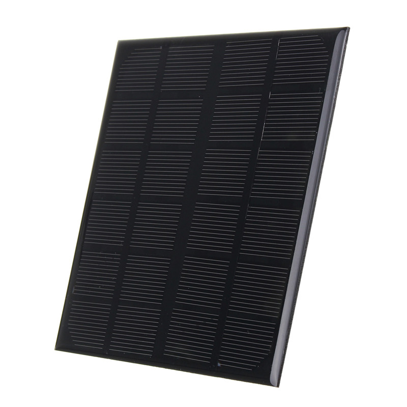 Black Solar Panel Powered USB Fan 8 Inch 5W Cooling Ventilation for Outdoor Traveling Home Office 13