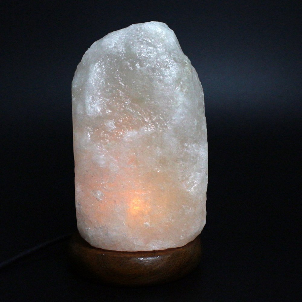 USB Himalayan Natural Salt Lamp Crystal Rock Colorful LED Changeable Light Home Decor