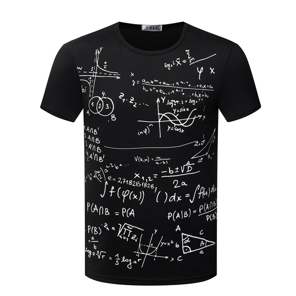 Math Equation Printing Cool Men T-shirt