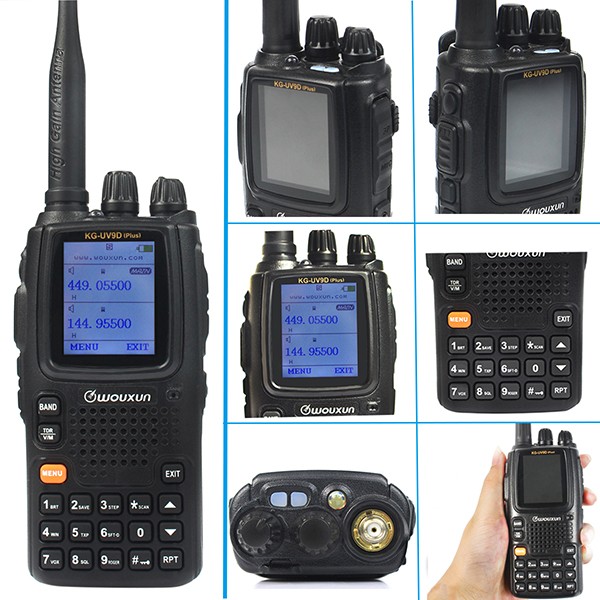 Wouxun KG-UV9D Plus Dual Band Transmission Cross Band Repeater Air Band Walkie Talkie Two-way Radio 15