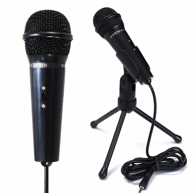 3.5mm Condenser Microphone Mic Recording Stand For PC Laptop Desktop YY Skype 84