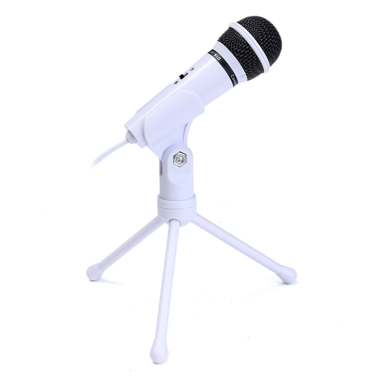 3.5mm Condenser Microphone Mic Recording Stand For PC Laptop Desktop YY Skype 88