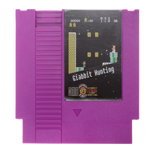 Super Hanshin Tigers Giabbit Hunting 72 Pin 8 Bit Game Card Cartridge for NES Nintendo 39