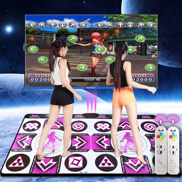 

KangLi TV/PC Wireless Double Dance Pad English Menu Sensing Dancing Mat