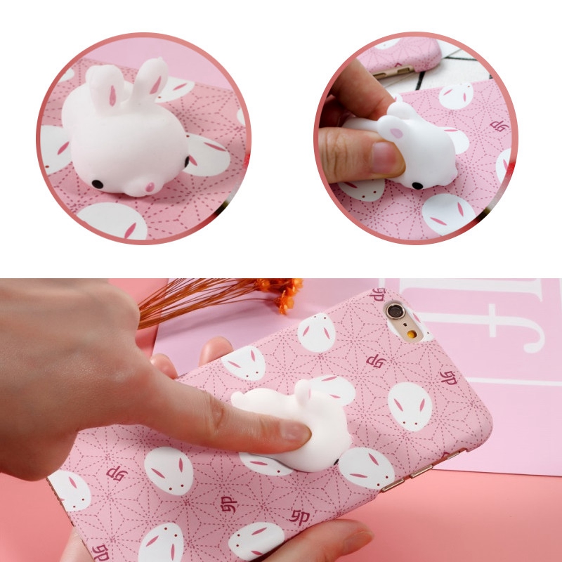 

Bakeey™ Cartoon 3D Squishy Squeeze Slow Rising Cute Soft Rabbit TPU Case for iPhone 6 6s& 6 6sPlus