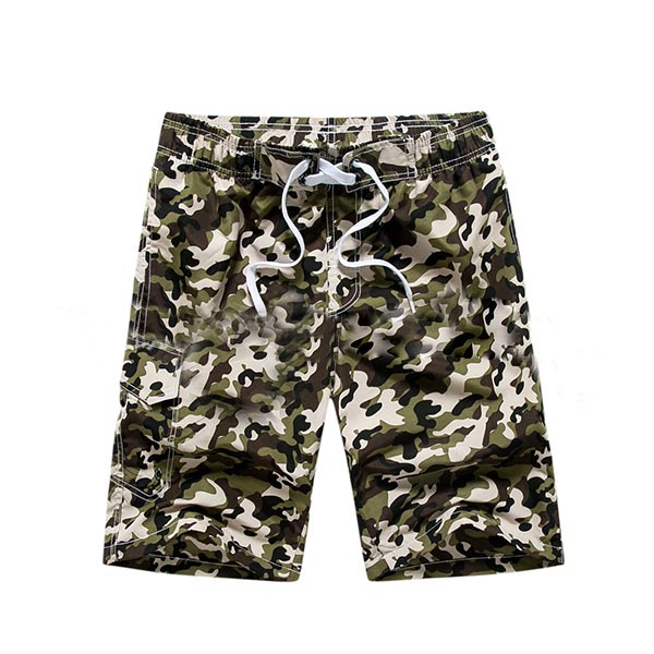 

Camo Summer Swim Surf Drifting Casual Holiday Quick-drying Loose Beach Shorts for Men