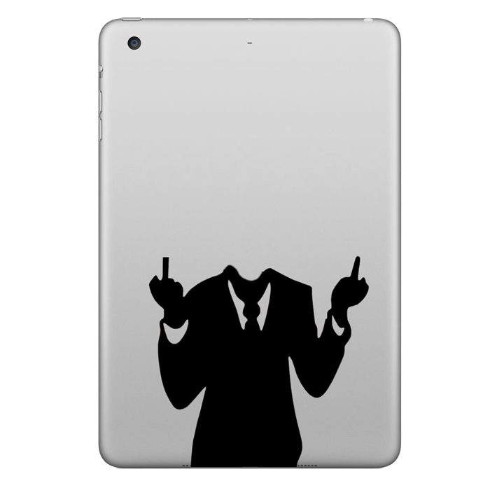 Hat Prince Men in Suits Decorative Decal Removable Bubble Free Self-adhesive Sticker For iPad 7.9 Inch 3