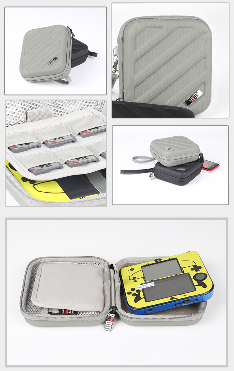 BUBM 2DS-E EVA Shockproof Waterproof Storage Bag Case for Nintendo 2DS Game Console 8