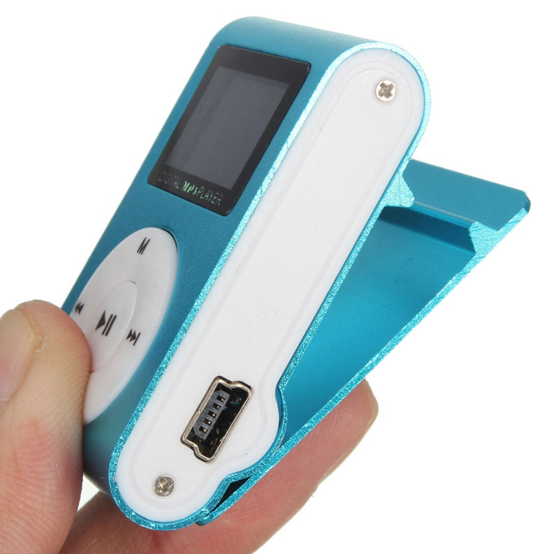Mini USB Клип MP3 Music Media Player LCD экран Поддержка карты 32GB Micro SD TF 