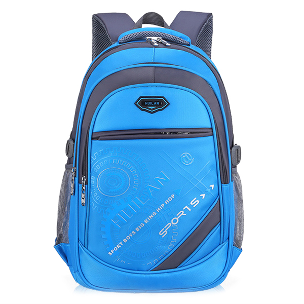 

Grade 3-6 Students Nylon School Bag Large Casual Travel Backpack