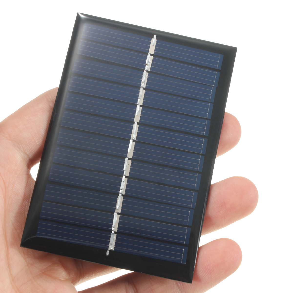 6PCS 6V 100mA 0.6W Polycrystalline Mini Epoxy Solar Panel Photovoltaic Panel 8