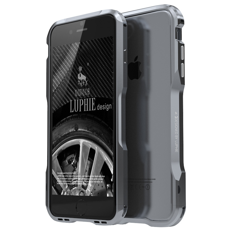 

Luphie Aluminium Alloy Bumper Frame Anti Knock Case With Dust Plug Screwdriver For iPhone 7/7 Plus