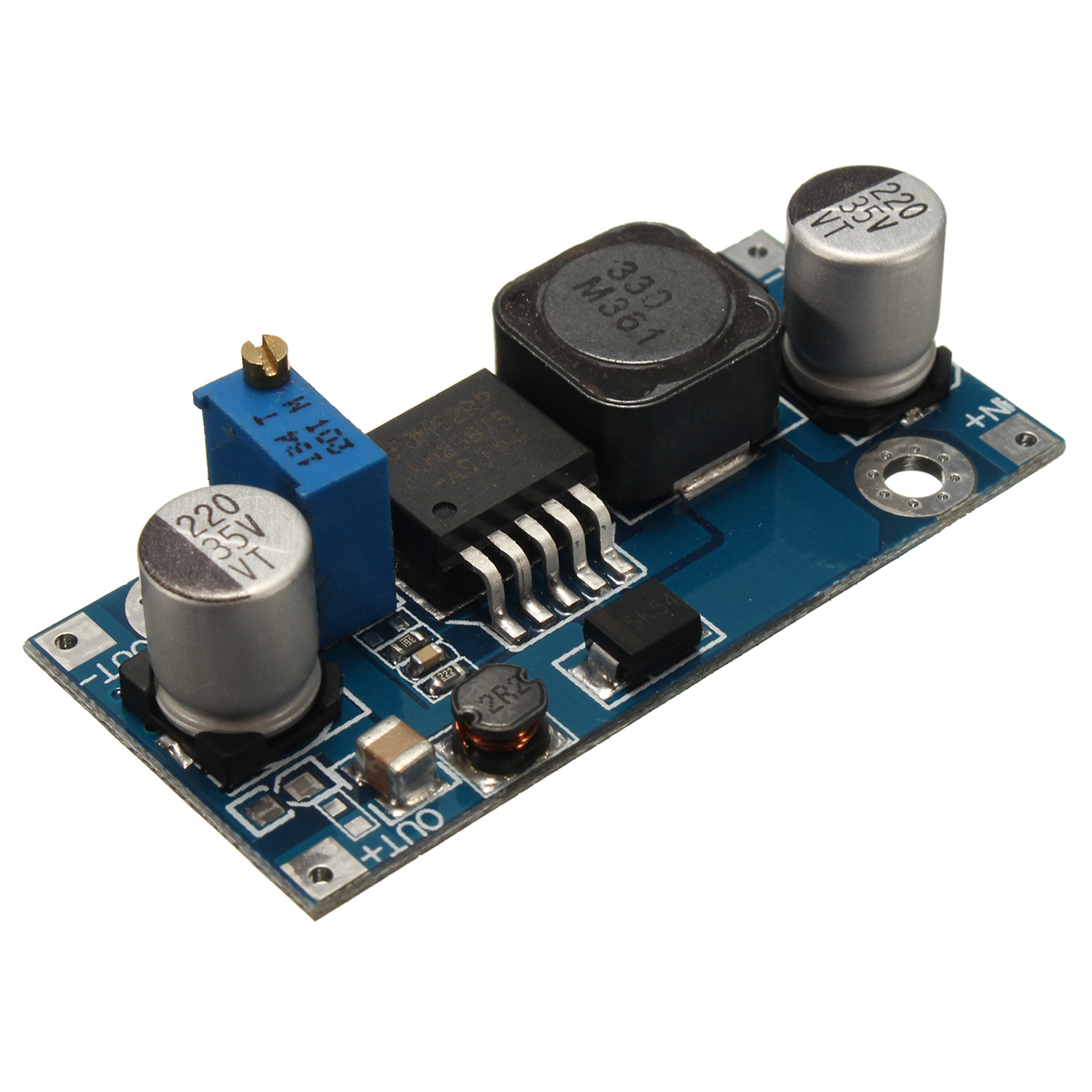 

LM2587 DC-DC Boost Converter 5A 3-30V Step Up to 4-35V Power Supply Module