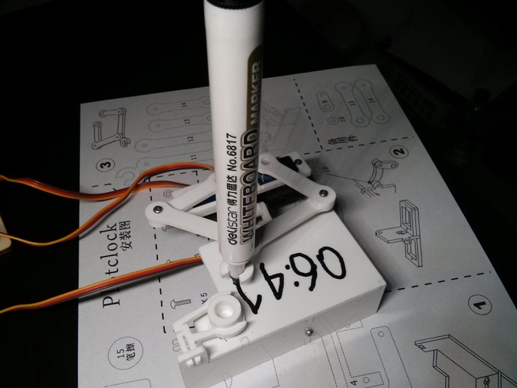 Plotclock Manipulator Drawing Robot Robotic Clock with Arduino Controller 7