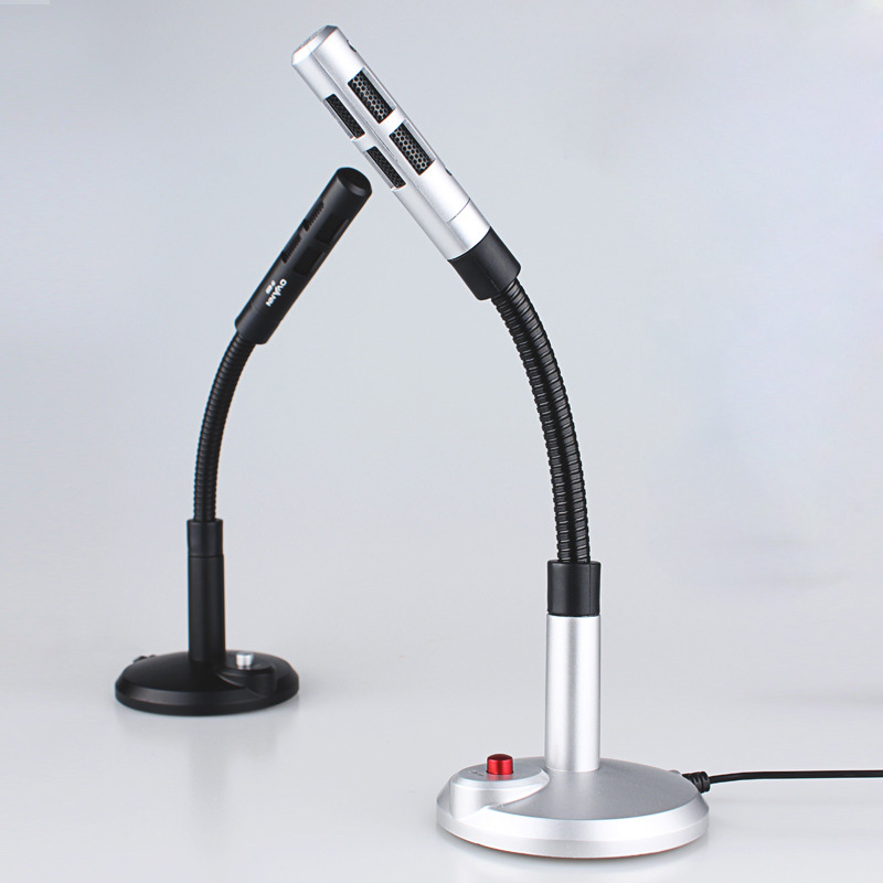 Omni-Directional Condenser Microphone 3.5mm Jack Recording Mic for Video Chat Gaming Meeting 95