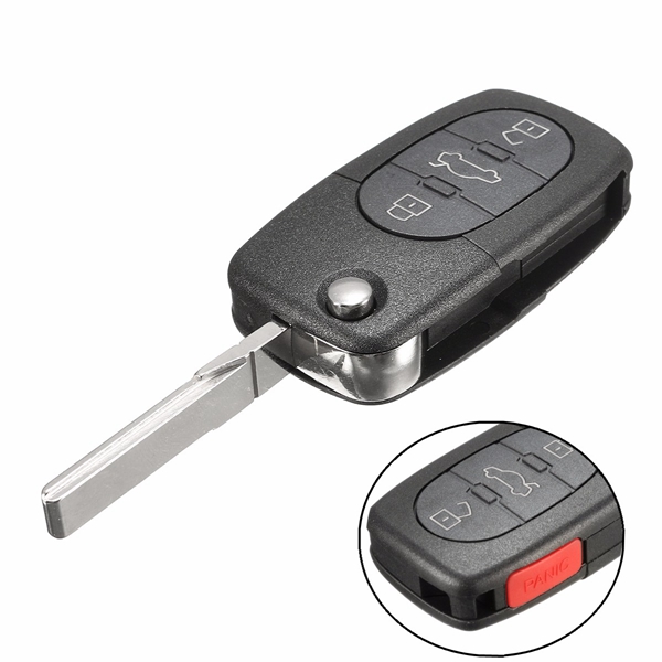 4 Button 315Hz Car Flip Key Keyless Entry Remote Fob for Volkswagen Beetle Golf Jett