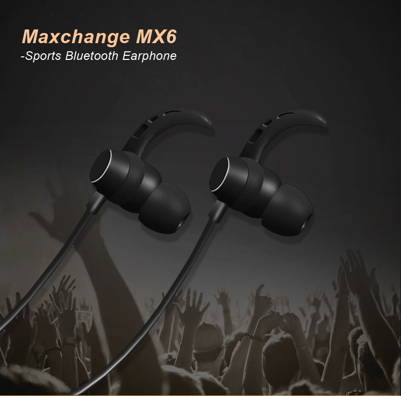 Maxchange MX6 Bluetooth 4.2 In-Ear Sports Bass Earphone Magnetic Attraction Earphone 5