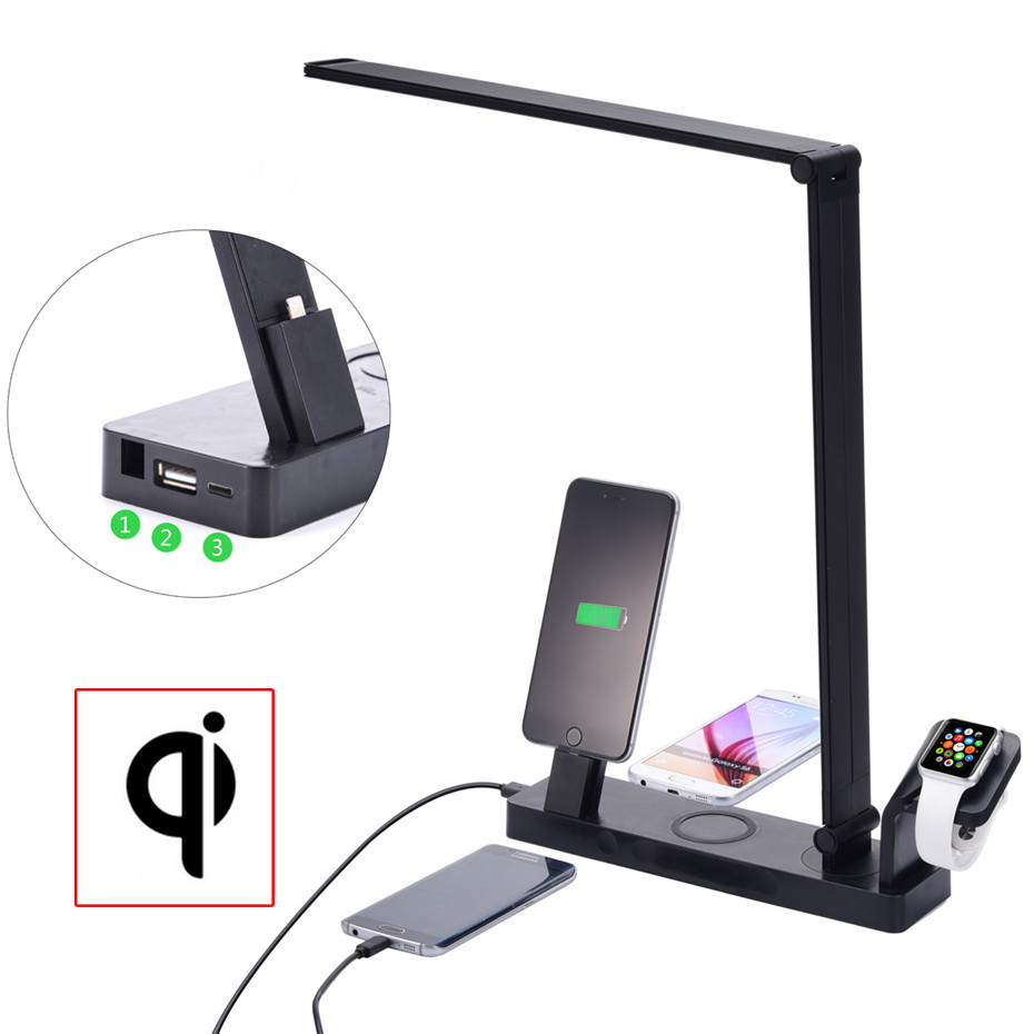 Multi-Charger LED Desk Lamp Stand