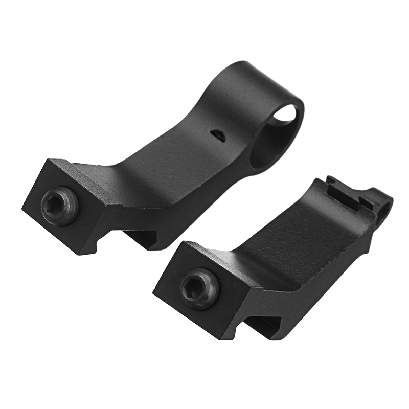 45 Degree Tactical Iron Sights Rear Front Sight Mount Set for Weaver Picatinny Rails 13