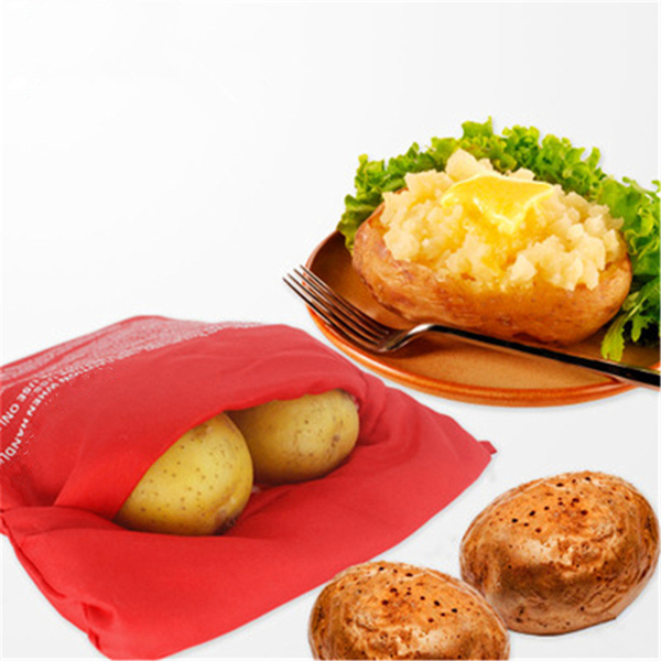 

Honana CF-PB01 Microwave Oven Quick Fast Washable Potato Bag In 4 Minutes Potato Express Pouch