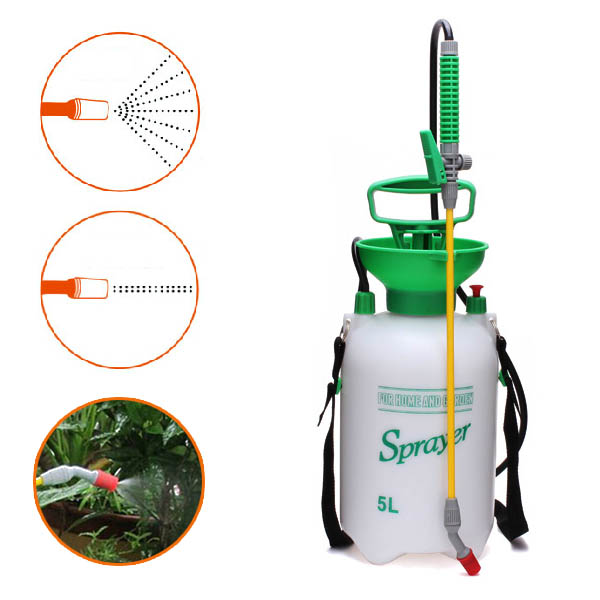 
5L Garden Hand Pressure Backpack Watering Pump SprayerNight Vision High Resolution 