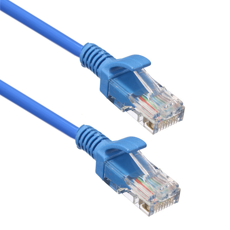 11m Blue Cat5 RJ45 Ethernet Cable For Cat5e Cat5 RJ45 Internet Network LAN Cable Connector 6