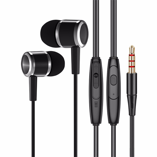 

WRZ N5 3.5mm Wired In-ear Earphone Headset With Mic For iPhone iPad Samsung Xiaomi Huawei Computer