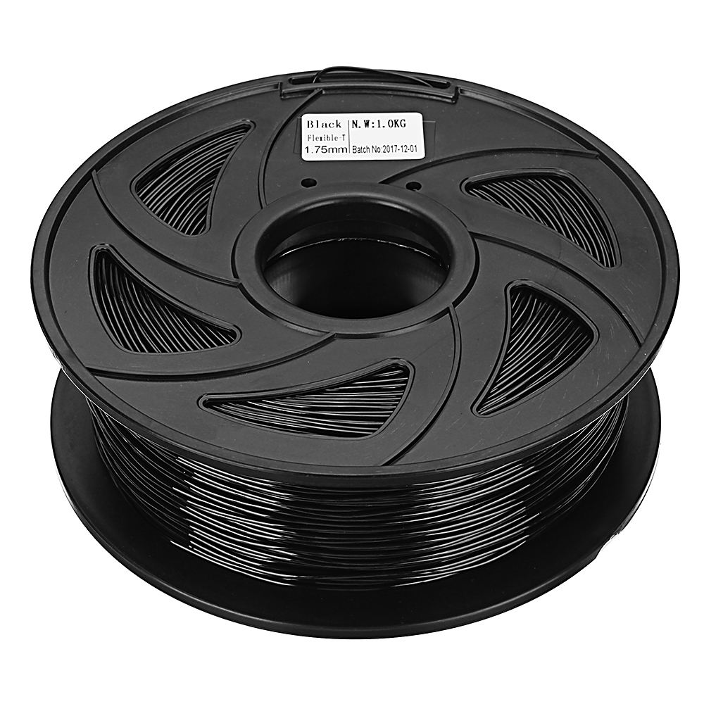 Creality 3D® 1.75mm 1KG/roll Black Color TPU Flexible Filament For 3D Printer/3D Pen/Reprap/Makerbot 38