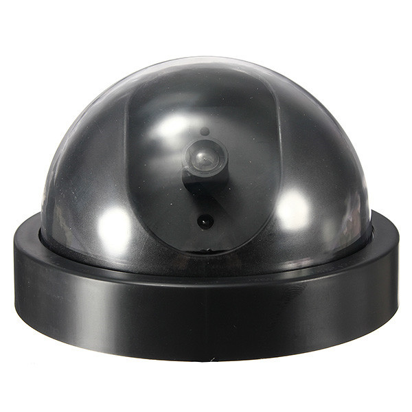 BQ-01 Dome Fake Outdoor Camera Dummy Simulation Security Surveillance Camera Red LED Blinking Light 13