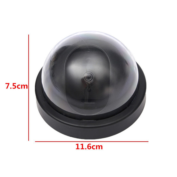 BQ-01 Dome Fake Outdoor Camera Dummy Simulation Security Surveillance Camera Red LED Blinking Light 23