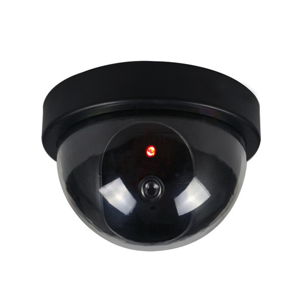 BQ-01 Dome Fake Outdoor Camera Dummy Simulation Security Surveillance Camera Red LED Blinking Light 11