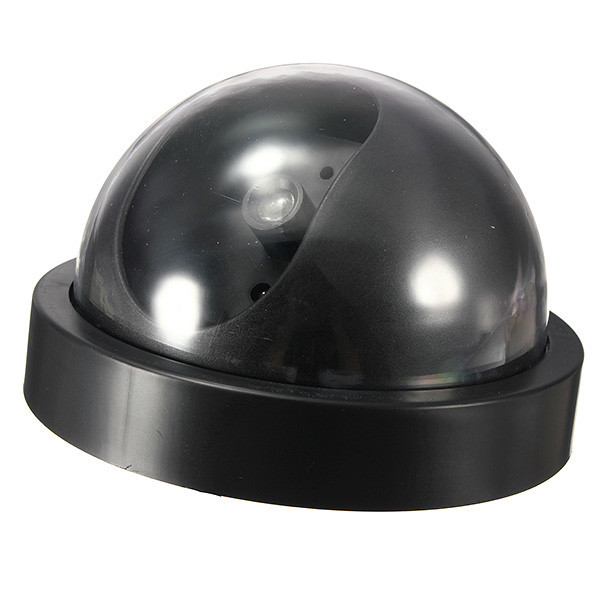 BQ-01 Dome Fake Outdoor Camera Dummy Simulation Security Surveillance Camera Red LED Blinking Light 19