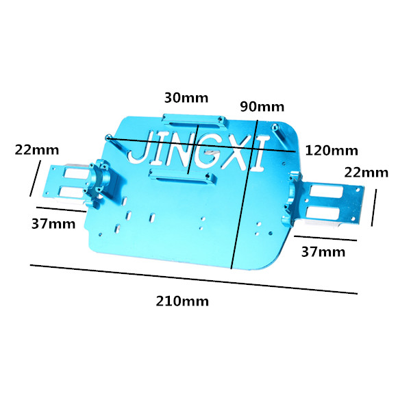 WLtoys Upgrade Metal Chassis Car Bottom A949 A959-B A969 A979 K929 1/18 RC Car Part - Photo: 8