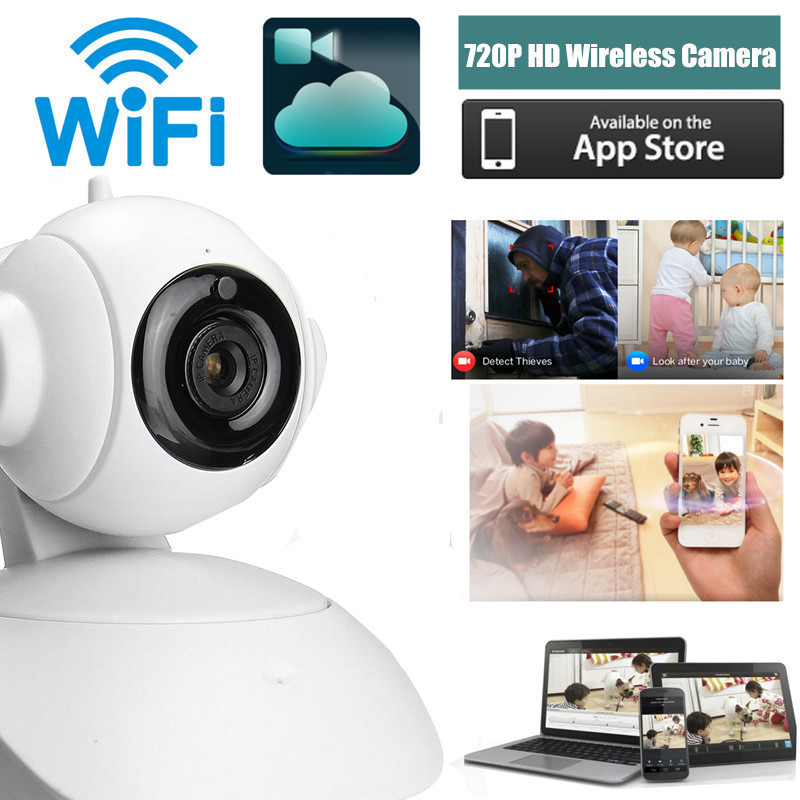 Wireless WiFi 720P HD Network CCTV HOME Security IP Camera 10