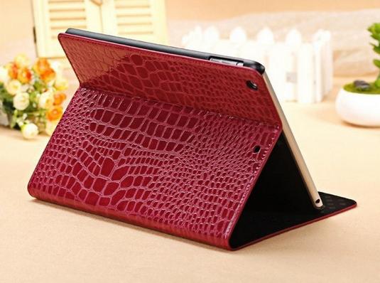 Crocodile Pattern PU Leather Flip Fold Card Slot Wallet Stand Tablet Case For iPad Pro 9.7 inch 11