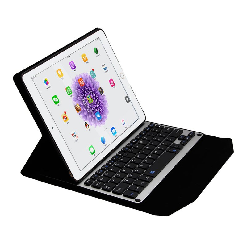

3 In 1 Aluminium Bluetooth Wireless Keyboard PU Leather Case Cover With Stand Holder For iPad Pro 9.7 Inch