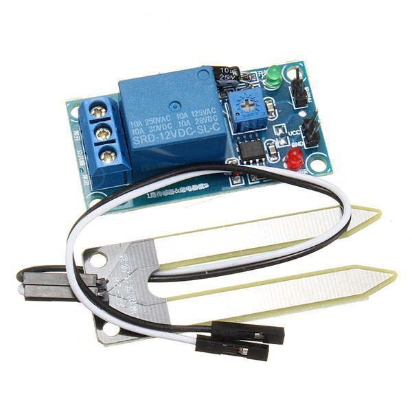 

DC 12V Relay Controller Soil Moisture Humidity Sensor Module Automatically Watering