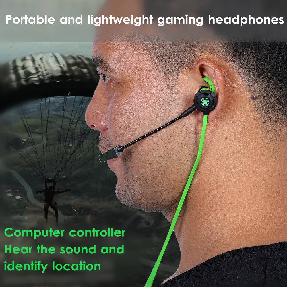 PLEXTONE G30 Gaming Earphone Noise Cancelling Wired Control Headphone with Mic for Phone Computer 10