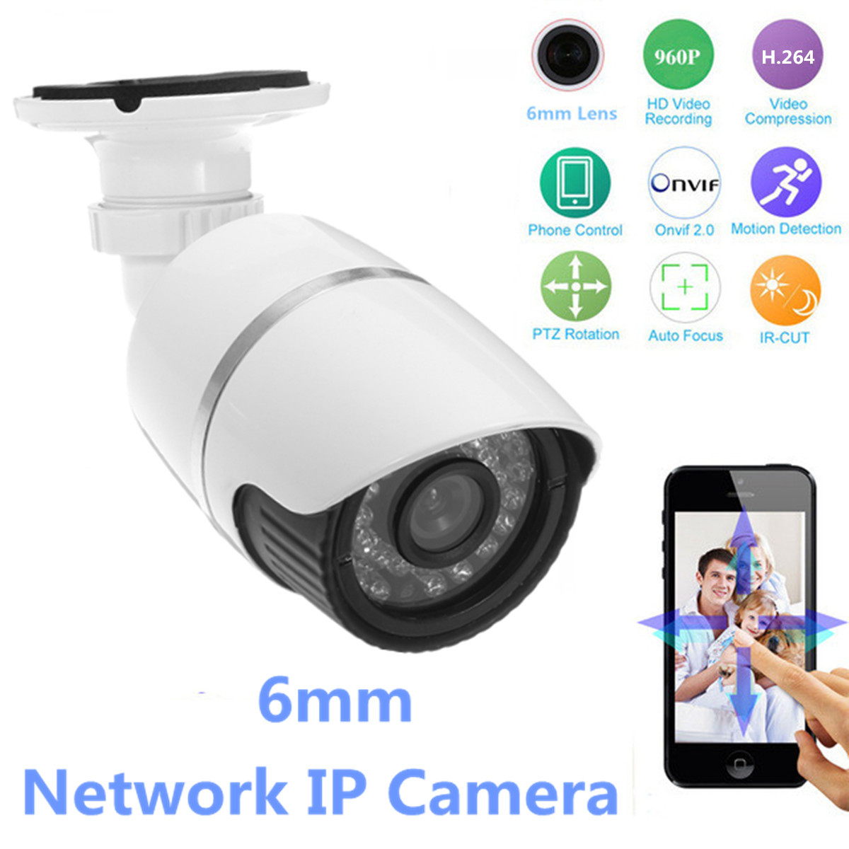 960P Wireless WiFi Network Security CCTV IP Camera Night Vision Video Webcam 13