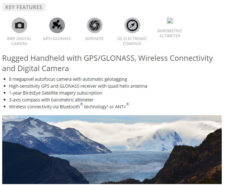 Garmin GPSMAP® 63sc Handheld with GPS/GLONASS Wireless Connectivity and Digital Camera 7