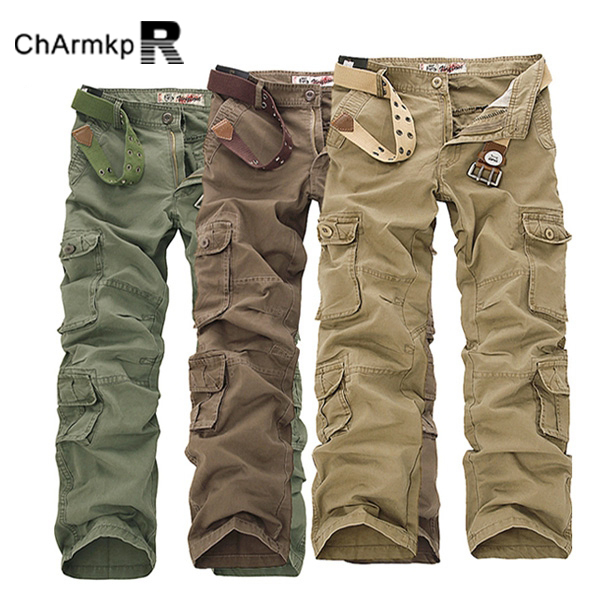 ChArmkpR Mens Military Outdoor Loose Cargo Pants