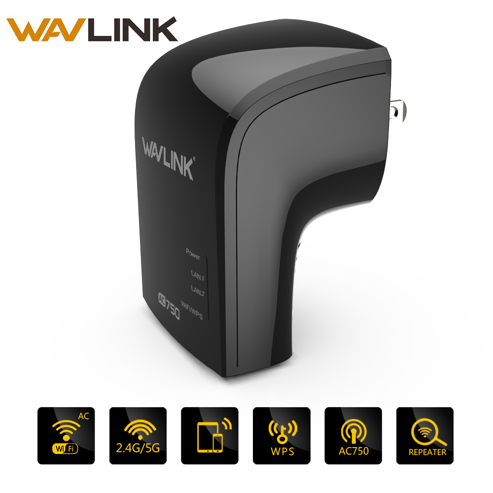Wavlink 750Mbps Dual Band 3 in One Wifi Repeater Router Built-in Antenna UK/EU/US Plug 6